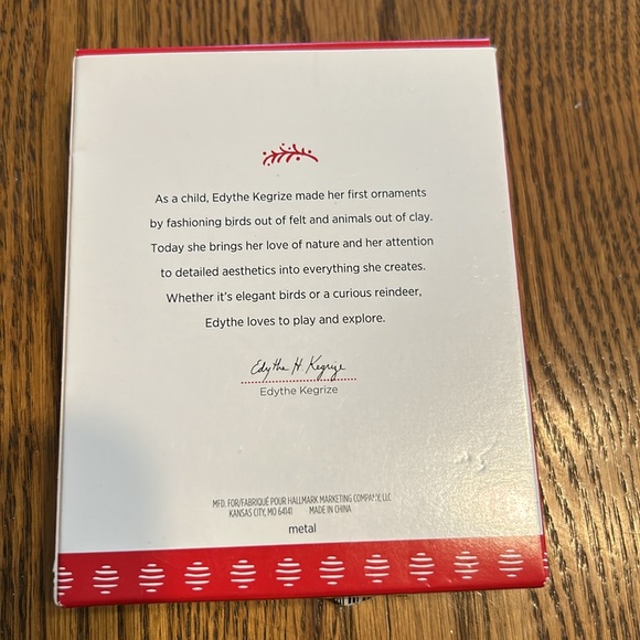 Hallmark Our First Christmas 2017 Keepsake Ornament Metal Heart Woven Rose Gold - Picture 2 of 5